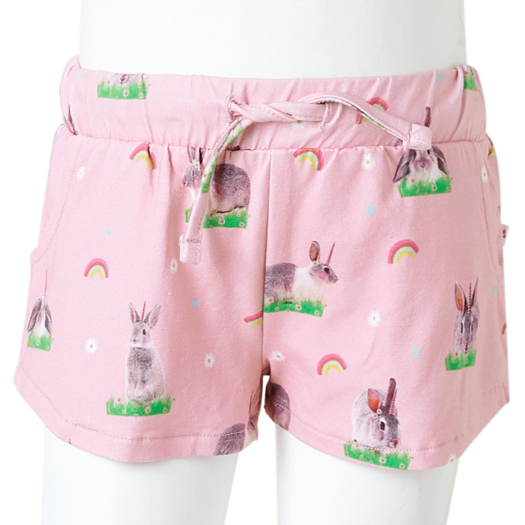 Kids' Shorts with Drawstring Light Pink 92