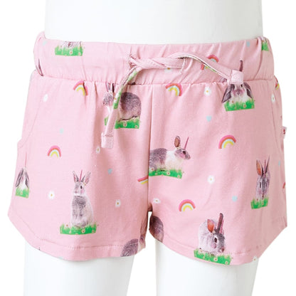 Kids' Shorts with Drawstring Light Pink 92