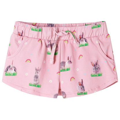 Kids' Shorts with Drawstring Light Pink 104