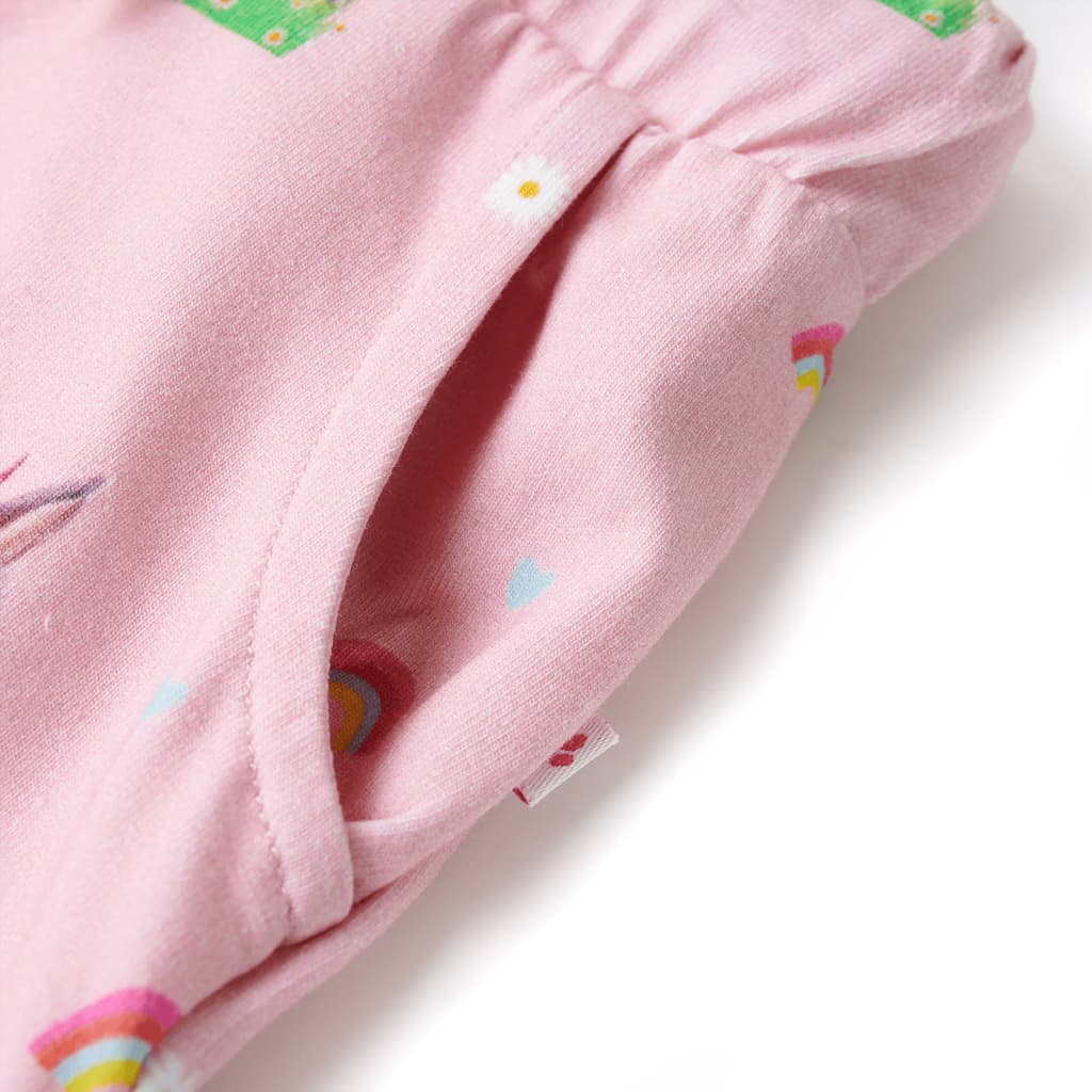 Kids' Shorts with Drawstring Light Pink 104