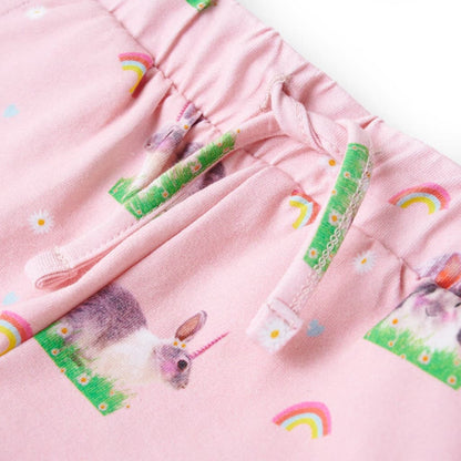 Kids' Shorts with Drawstring Light Pink 104