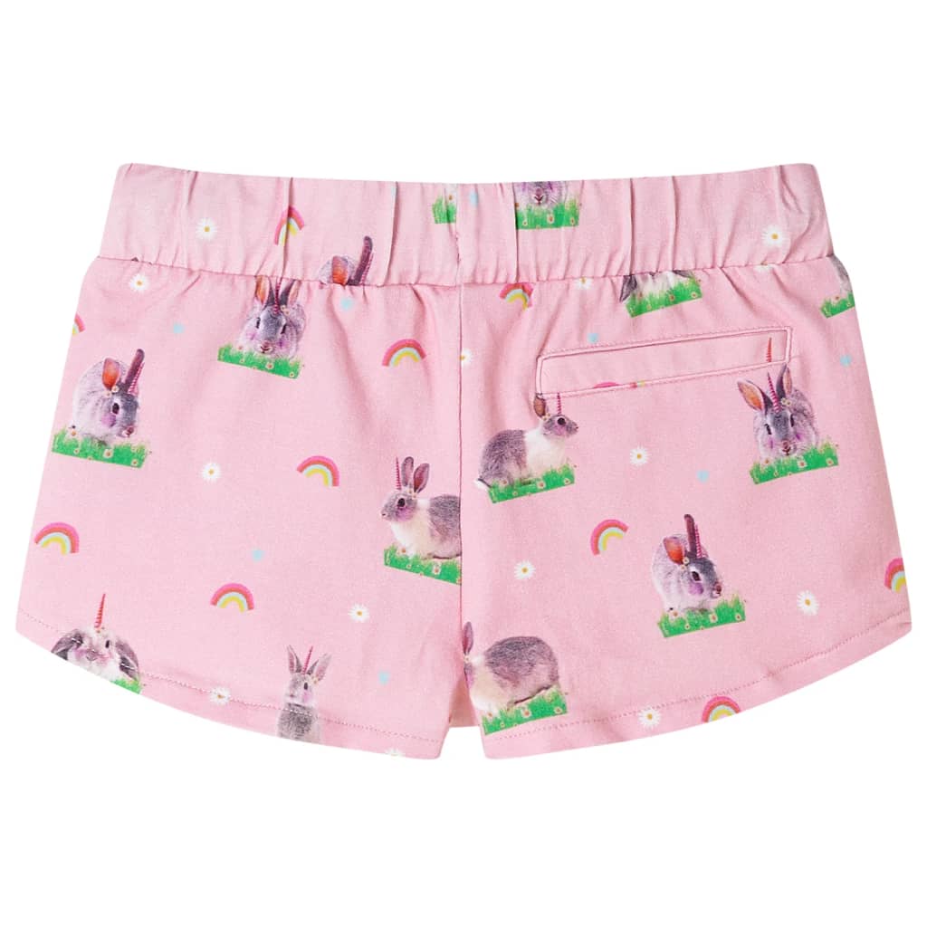 Kids' Shorts with Drawstring Light Pink 140