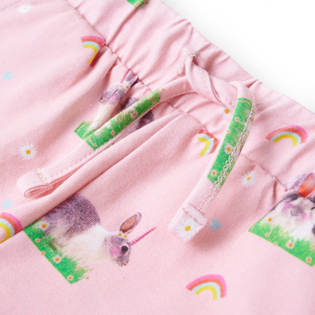 Kids' Shorts with Drawstring Light Pink 140