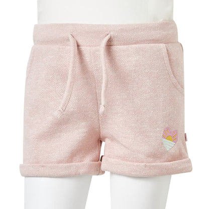 Kids' Shorts with Drawstring Mixed Light Pink 92