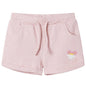 Kids' Shorts with Drawstring Mixed Light Pink 116