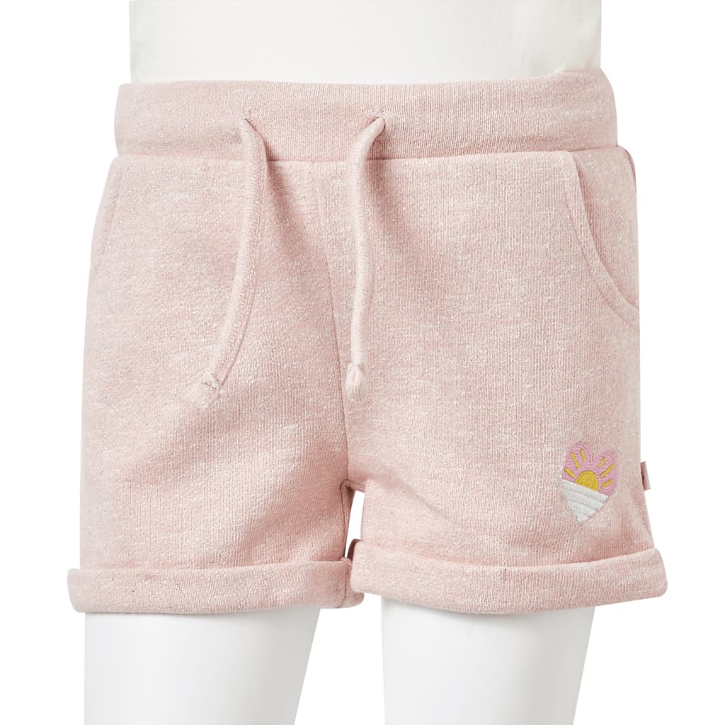 Kids' Shorts with Drawstring Mixed Light Pink 116