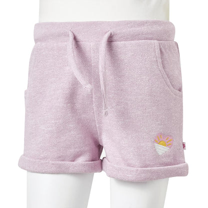 Kids' Shorts with Drawstring Mixed Lila 92