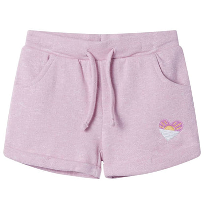 Kids' Shorts with Drawstring Mixed Lila 104