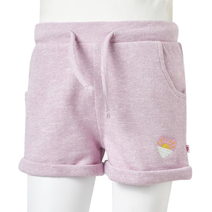 Kids' Shorts with Drawstring Mixed Lila 104