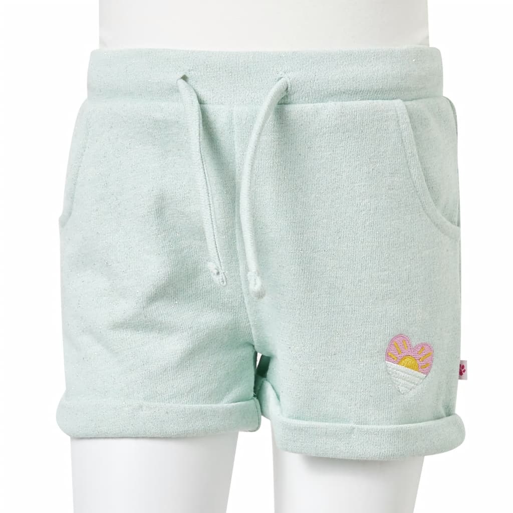 Kids' Shorts with Drawstring Mixed Light Mint 116