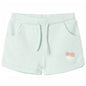 Kids' Shorts with Drawstring Mixed Light Mint 140