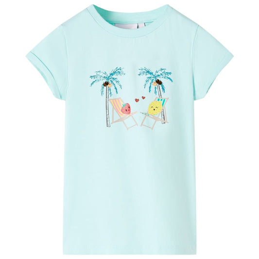 Kids' T-shirt Light Aqua 128