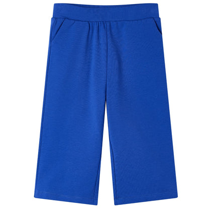 Kids' Pants with Wide Legs Cobalt Blue 104