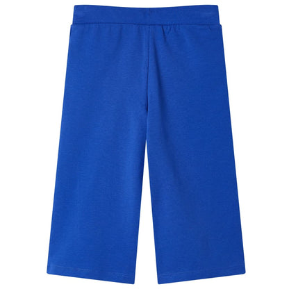 Kids' Pants with Wide Legs Cobalt Blue 104