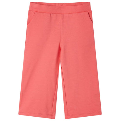 Kids' Pants with Wide Legs Coral 128