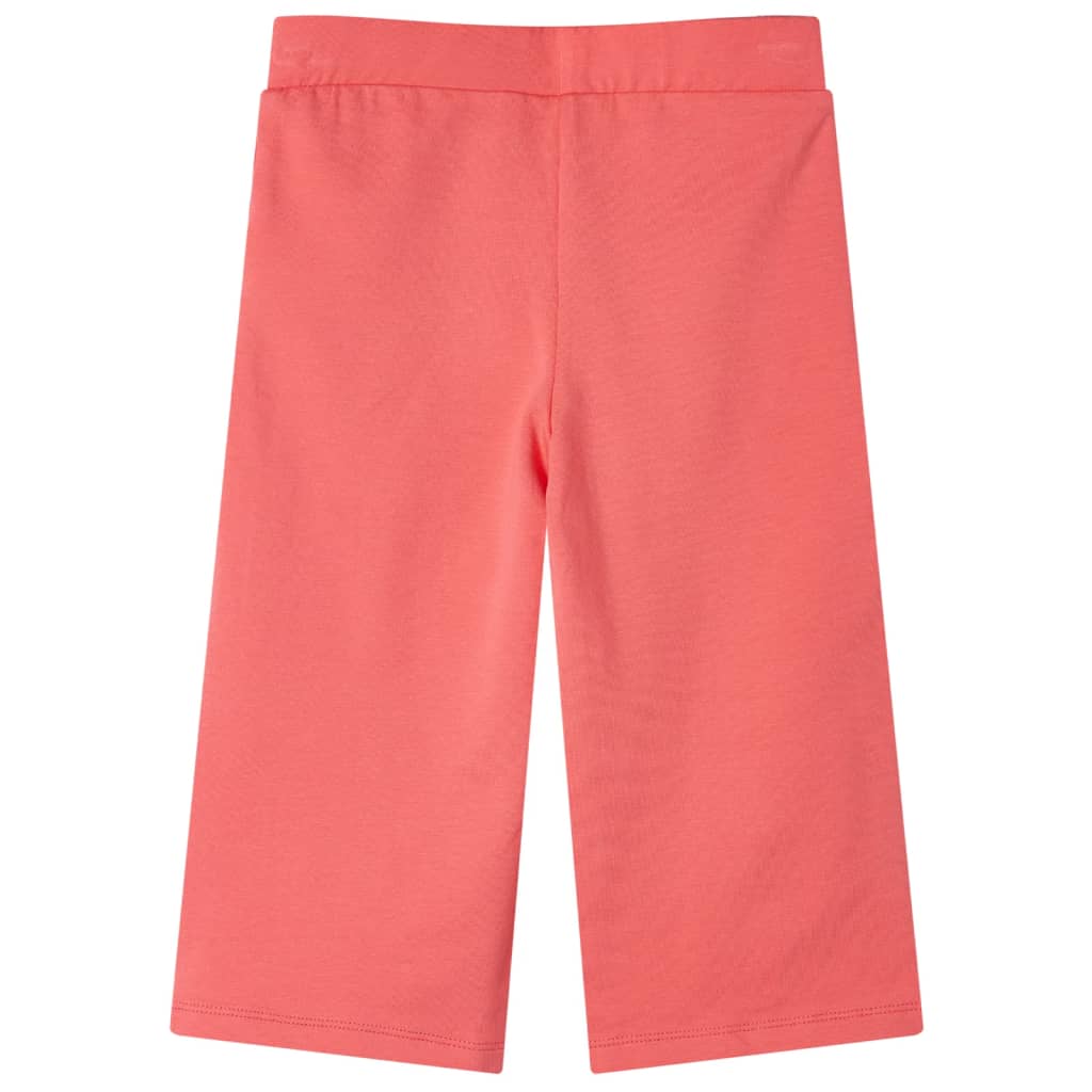 Kids' Pants with Wide Legs Coral 128