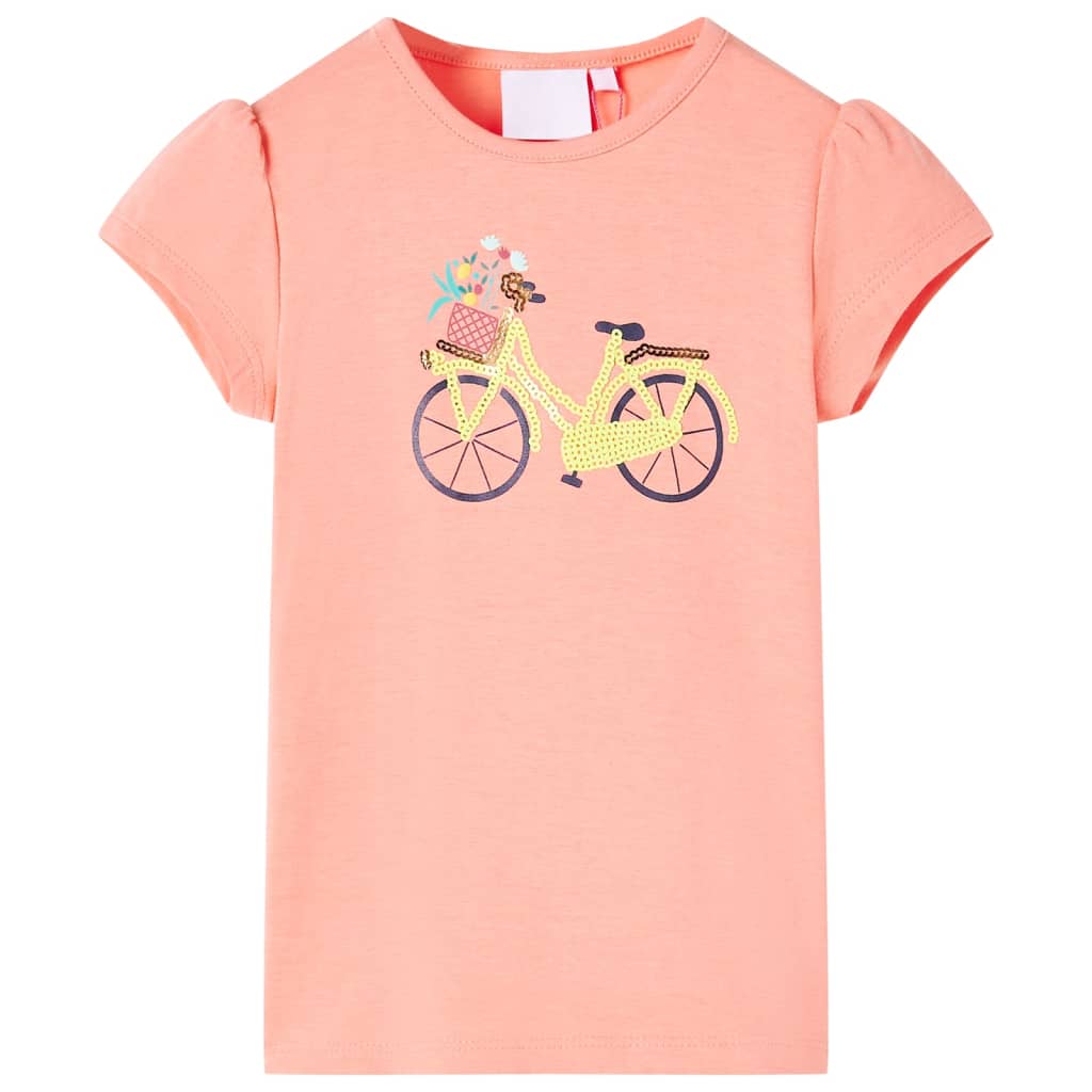 Kids' T-shirt Neon Coral 92