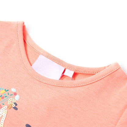 Kids' T-shirt Neon Coral 92