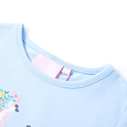 Kids' T-shirt Light Blue 92