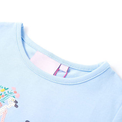 Kids' T-shirt Light Blue 140