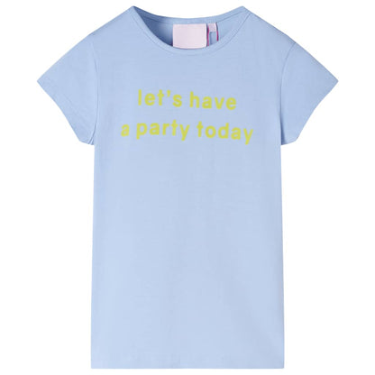 Kids' T-shirt Light Blue 92