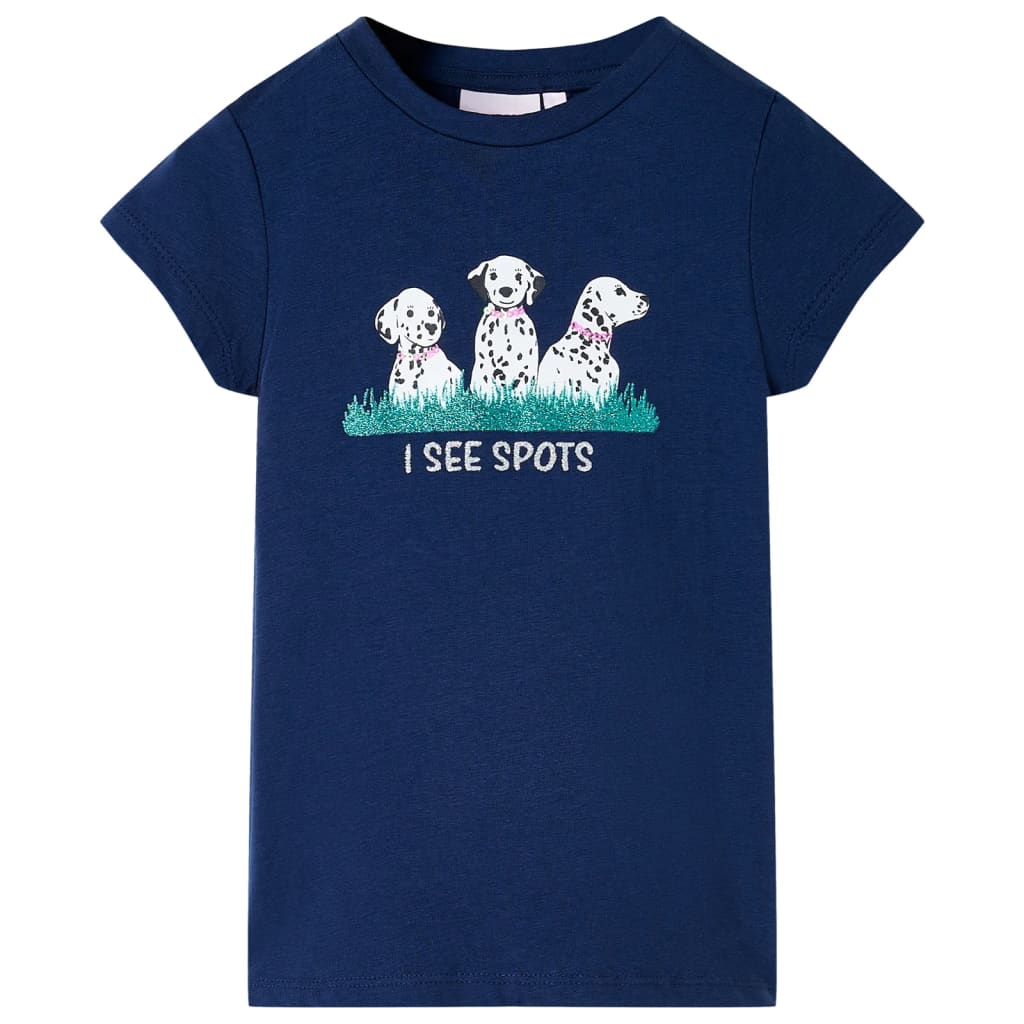 Kids' T-shirt Navy Blue 92