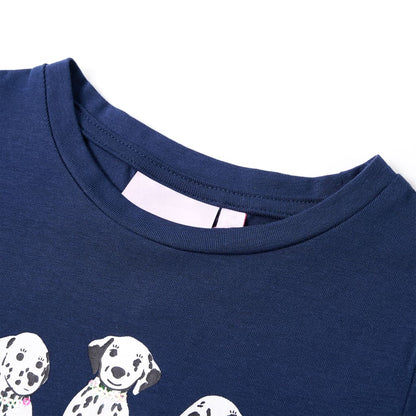 Kids' T-shirt Navy Blue 92