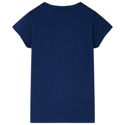 Kids' T-shirt Navy Blue 140