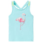 Kids' Tank Top Light Mint 140