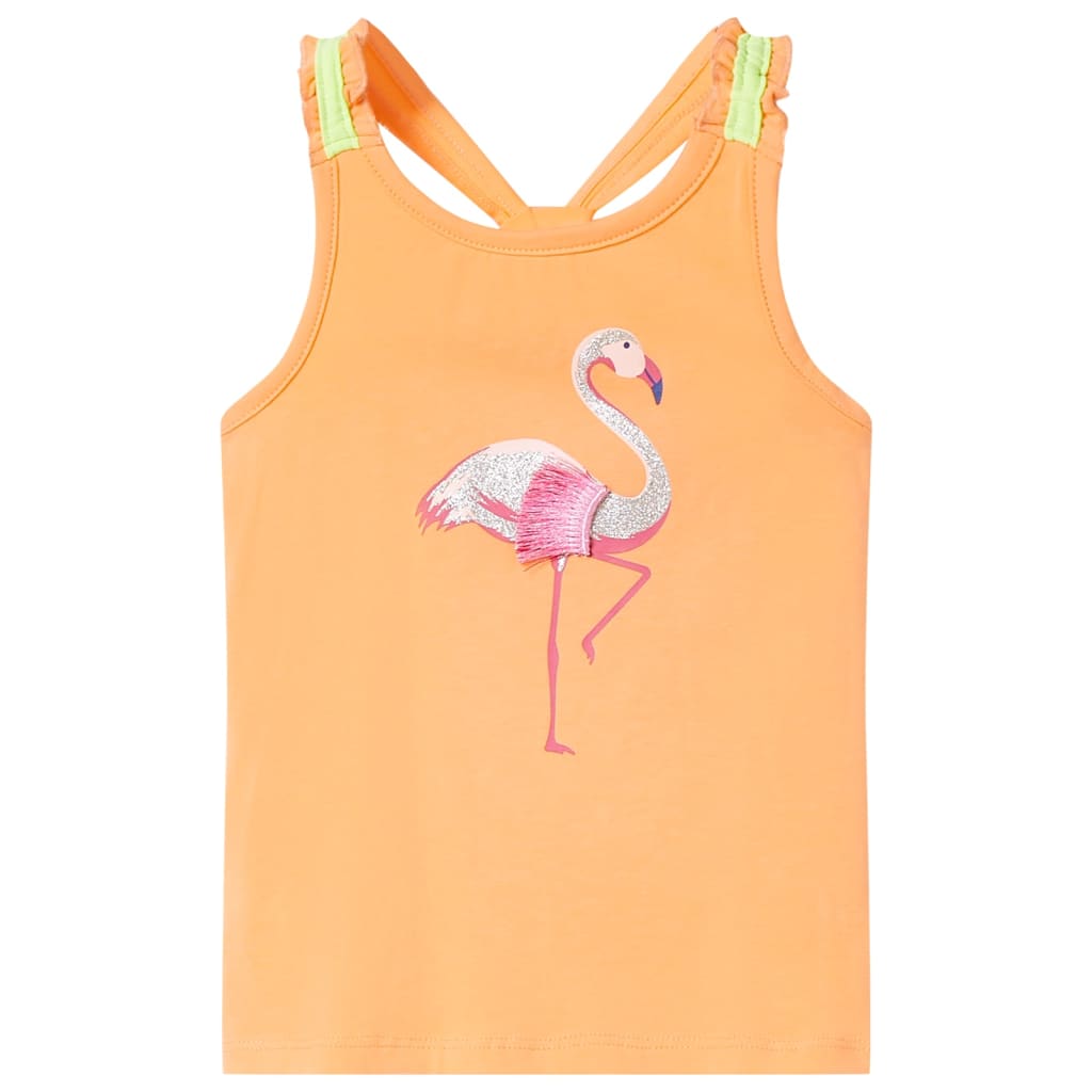 Kids' Tank Top Bright Orange 92