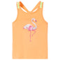 Kids' Tank Top Bright Orange 116