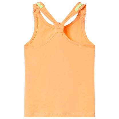 Kids' Tank Top Bright Orange 116