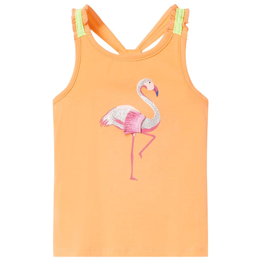 Kids' Tank Top Bright Orange 140