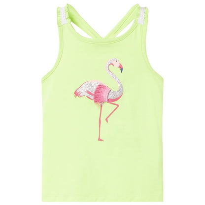 Kids' Tank Top Neon Yellow 92