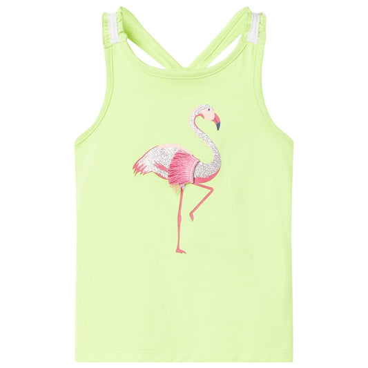 Kids' Tank Top Neon Yellow 92