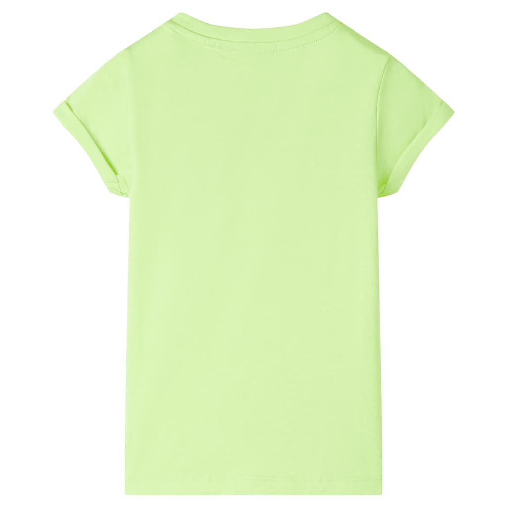 Kids' T-shirt Neon Yellow 92