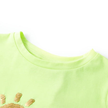 Kids' T-shirt Neon Yellow 92