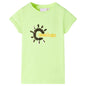 Kids' T-shirt Neon Yellow 116