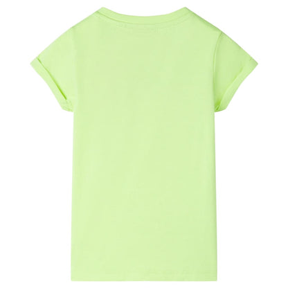 Kids' T-shirt Neon Yellow 128