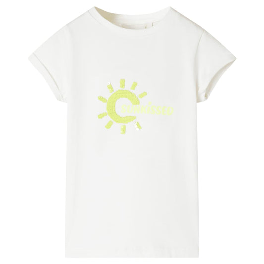 Kids' T-shirt Ecru 104