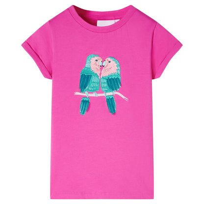 Kids' T-shirt Dark Pink 140