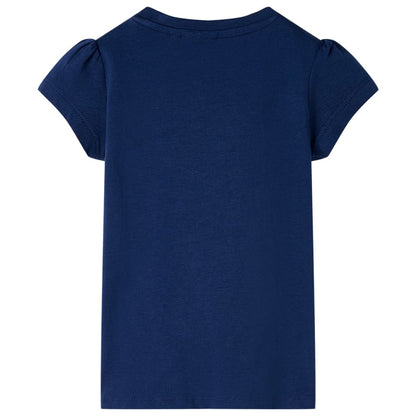 Kids' T-shirt Navy Blue 92