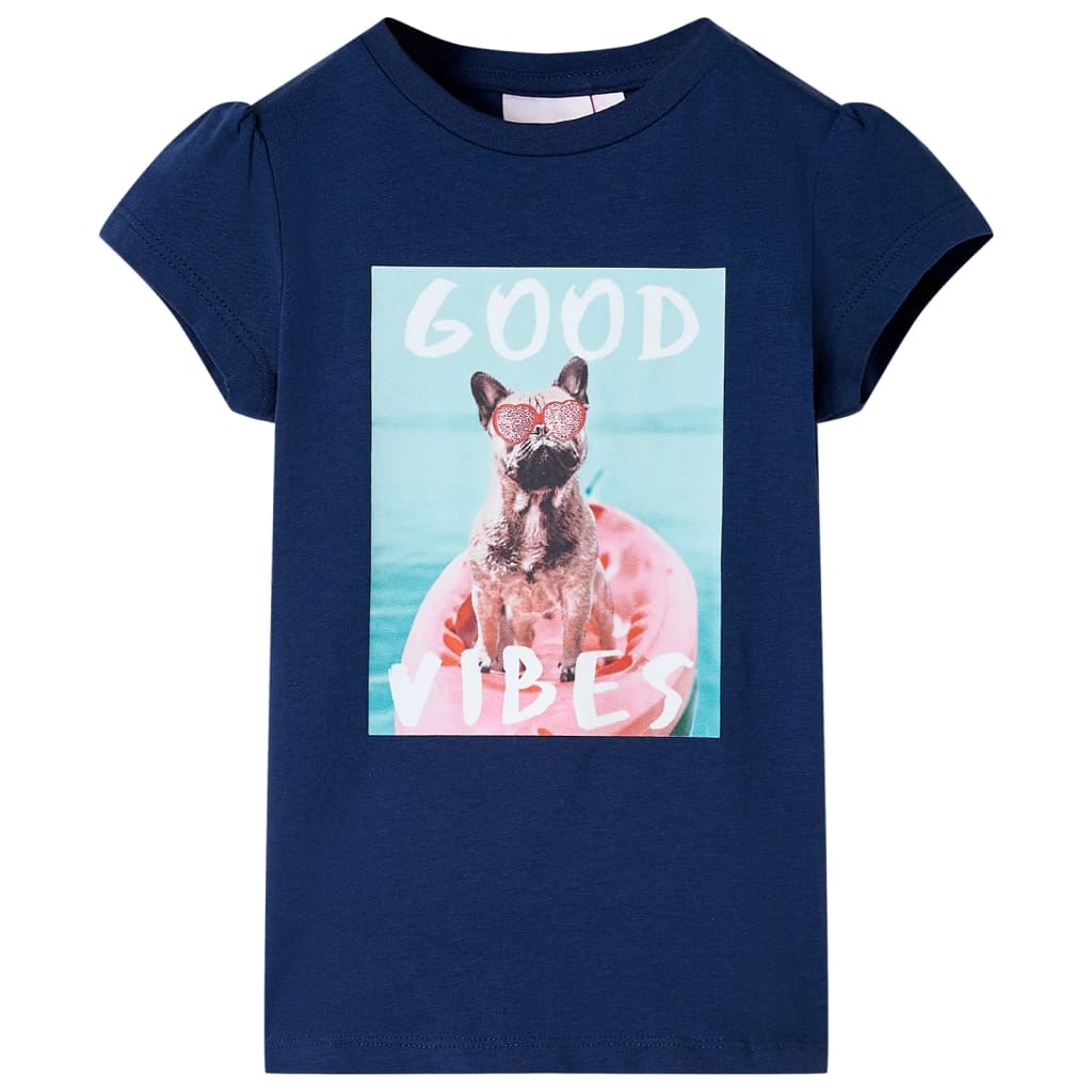 Kids' T-shirt Navy Blue 104