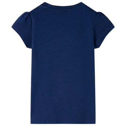 Kids' T-shirt Navy Blue 116