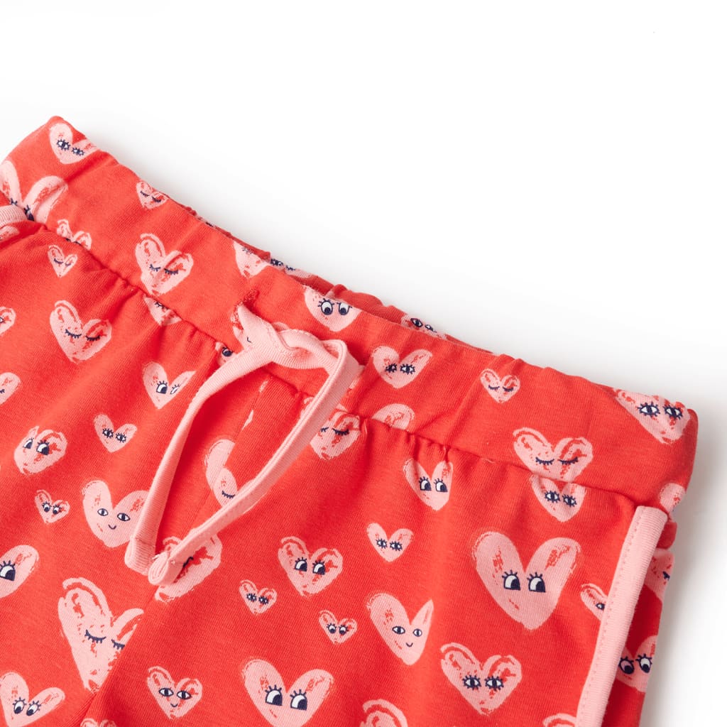 Kids' Shorts with Drawstring Red 92