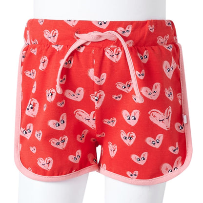 Kids' Shorts with Drawstring Red 92