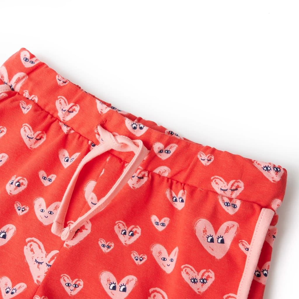 Kids' Shorts with Drawstring Red 104