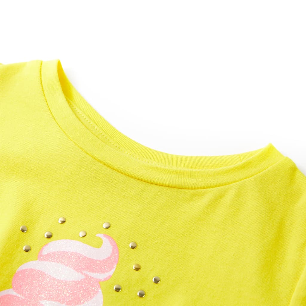 Kids' T-shirt Yellow 92