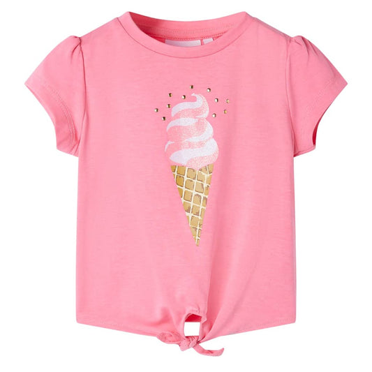 Kids' T-shirt Bright Fluo Pink 104