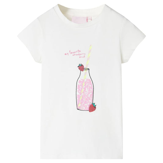 Kids' T-shirt Ecru 116